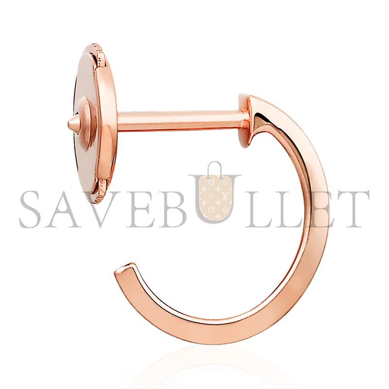 CARTIER LOVE HOOP EARRINGS, SMALL MODEL B8029000